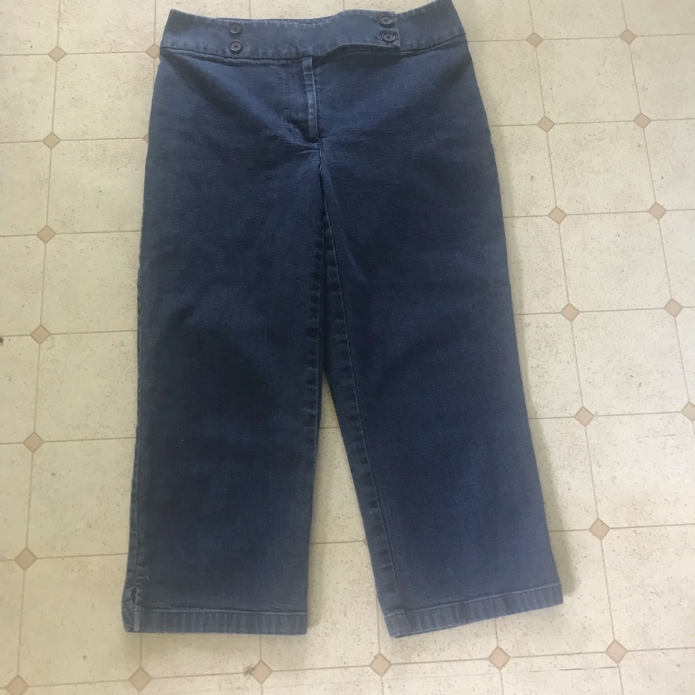 Denim Pedal Pushers